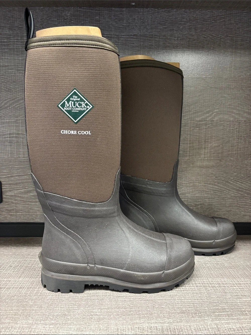 Unisex Chore Cool High All Conditions Work Boot (Brown) - Men's 5/Wm's 6